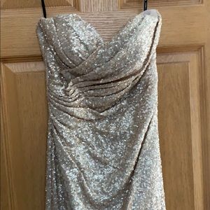 Sequin bridesmaid/prom dress